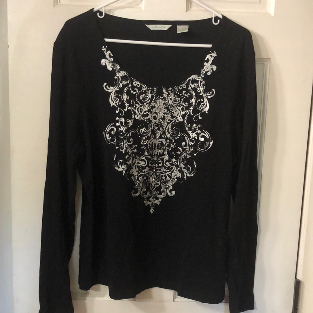 Fun, glitzy top.